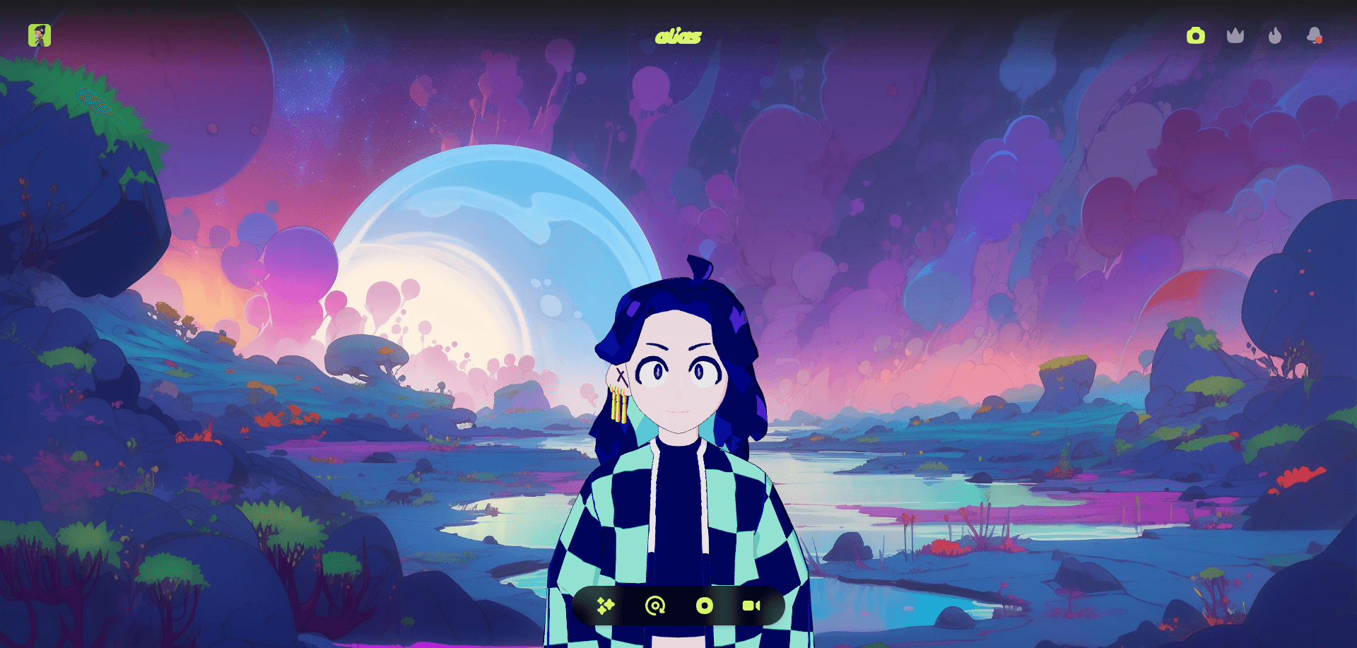 Alias — AI companion platform built by Cynthius Studios